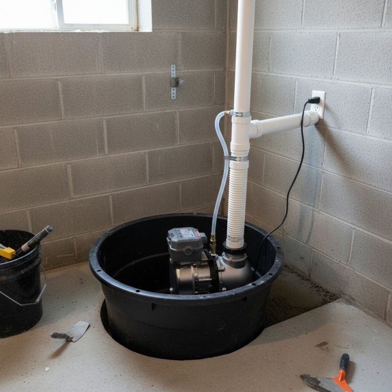 Basement Drainage Installation in Framingham, MA