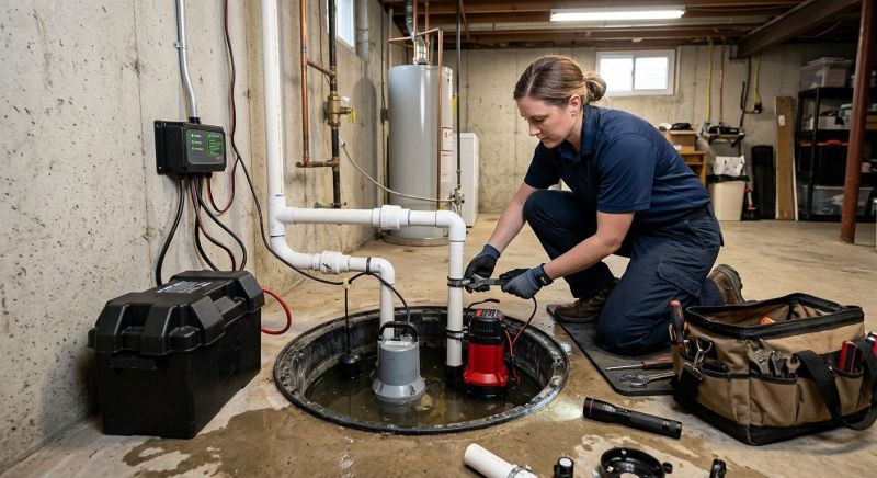 Basement Sump Pump Service in Framingham, MA