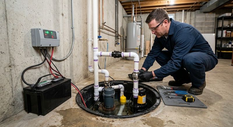 Basement Sump Pump Service in Providence, RI