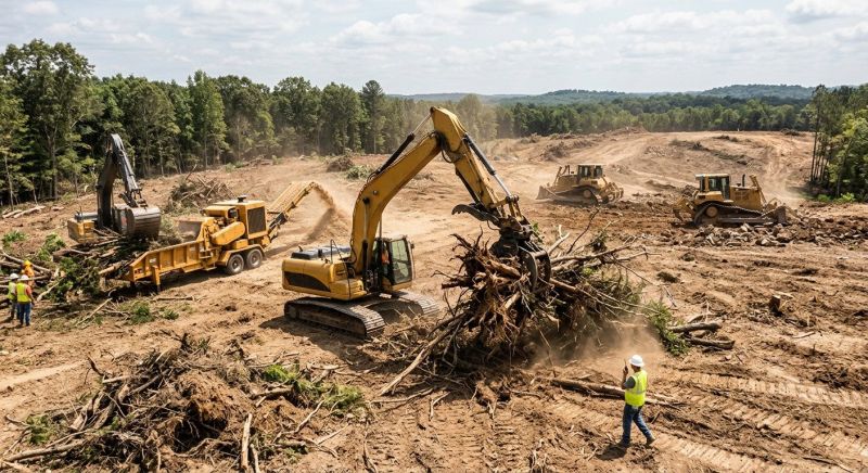 Commercial Site Clearing in Houston, TX