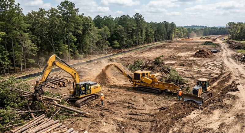 Commercial Site Clearing in Houston, TX