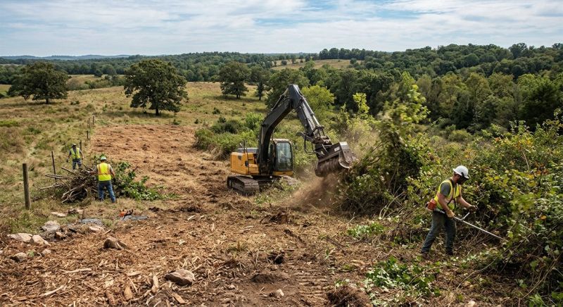 Construction Site Land Clearing in Atlanta, GA