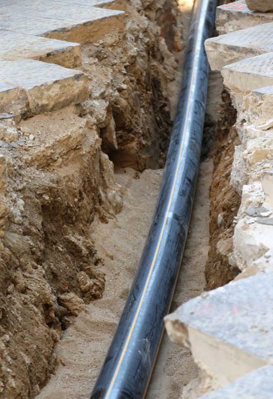 Downspout Trenching in Houston, TX
