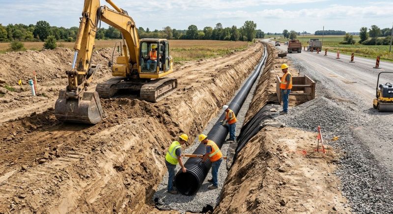 Drain Trenching in Atlanta, GA