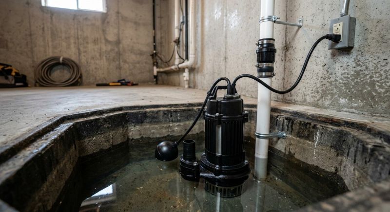 Drainage Pump Installation in Framingham, MA