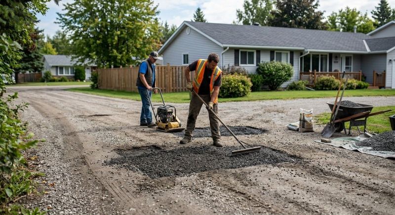 Gravel Laying in Calvert County, MD