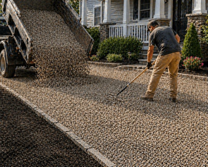 Gravel Spreading in Waldorf, MD