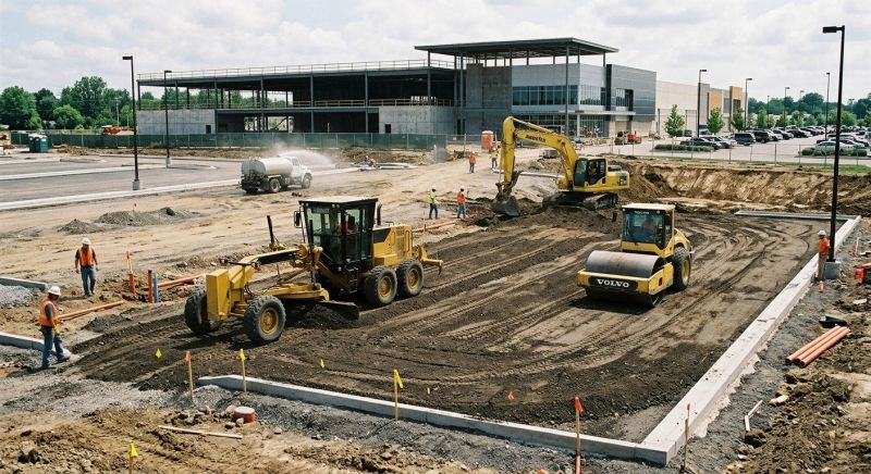 Parking Lot Excavation in Houston, TX