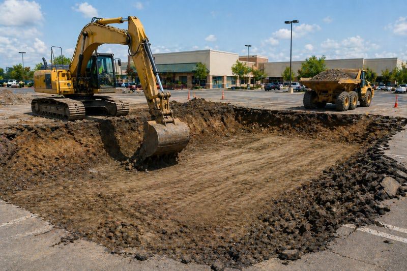 Parking Lot Leveling in Cleveland, TN
