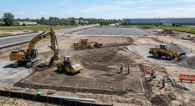 Parking Lot Site Preparation in Atlanta, GA