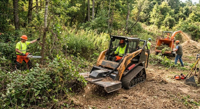 Underbrush Clearing in Marietta, GA